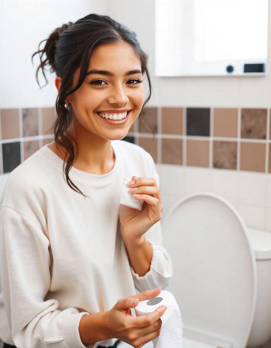 Flush Away Bland Toilet Paper with the Soothing Benefits of Aloe Vera